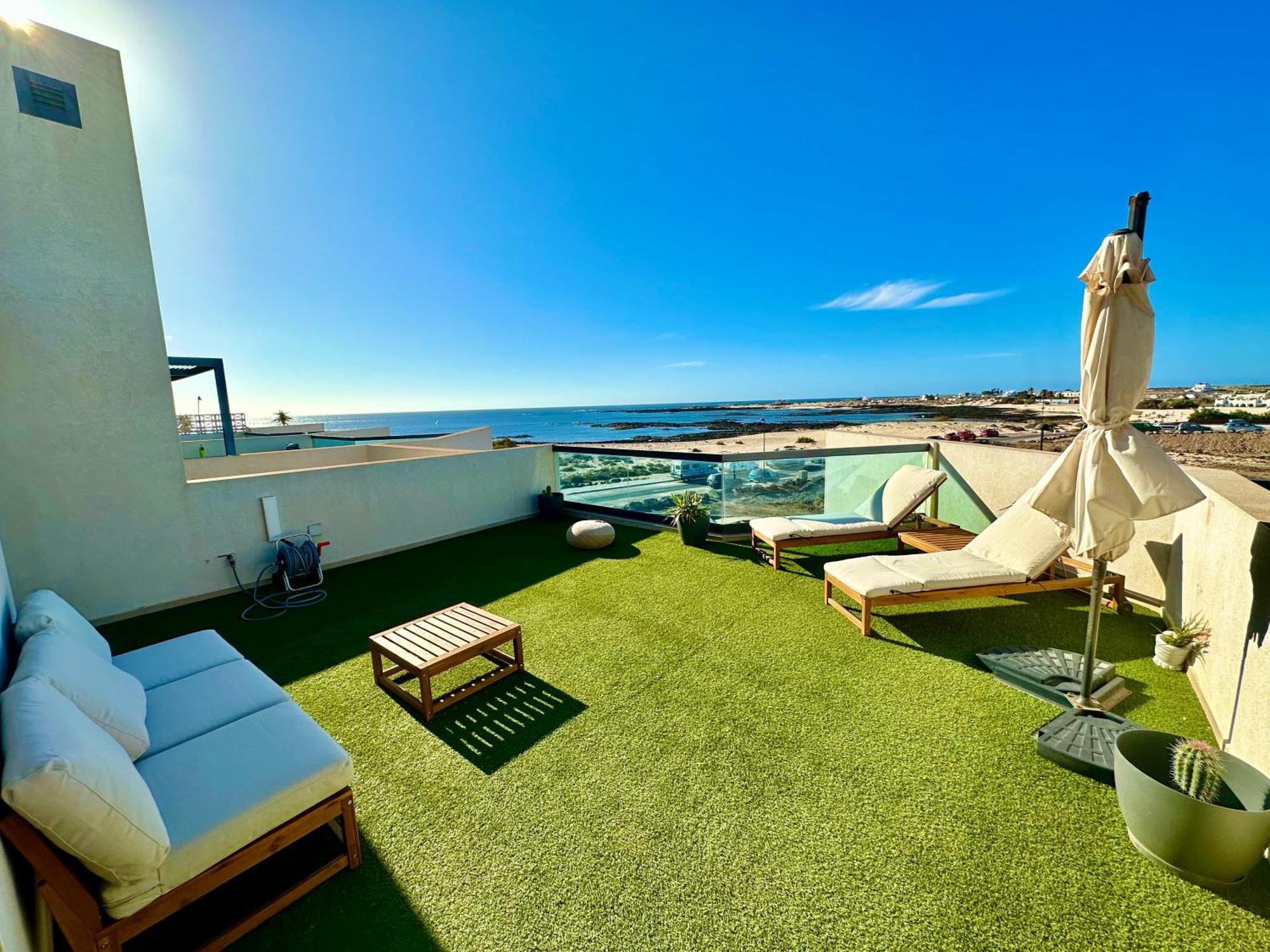 Cotillo Apartamento Villa Bruno Con Vistas Al Mar, Primera Linea De Playa מראה חיצוני תמונה